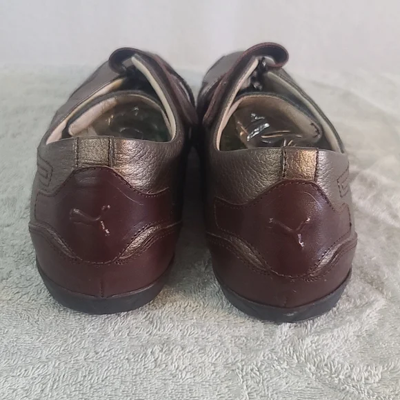 Used RARE Alexander McQueen Black Label Bronze/Brown Mostró Strap Shoe Size 45 - Picture 4 of 11